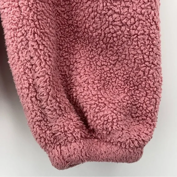 Lola and the Boys 8 Bright Smiley Patch Fuzzy 0135 pants pink girl Sherpa - Picture 5 of 13